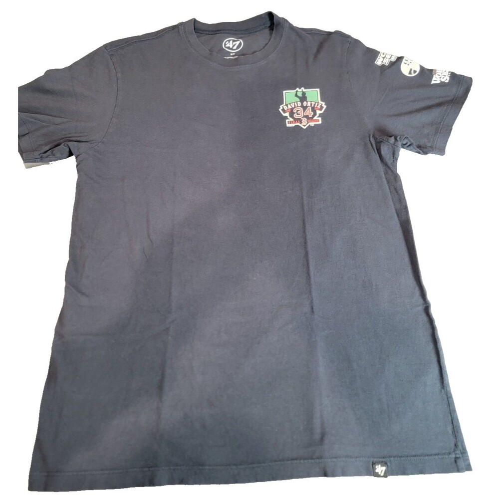 Women Blue Small MLB Boston Red Sox David Ortiz various World Series events